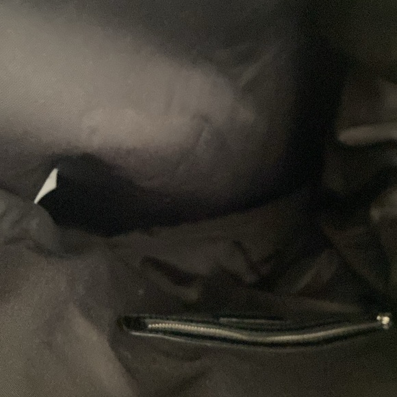 Zara Vegan Leather Black Croc Tote Bag New - Picture 9 of 11